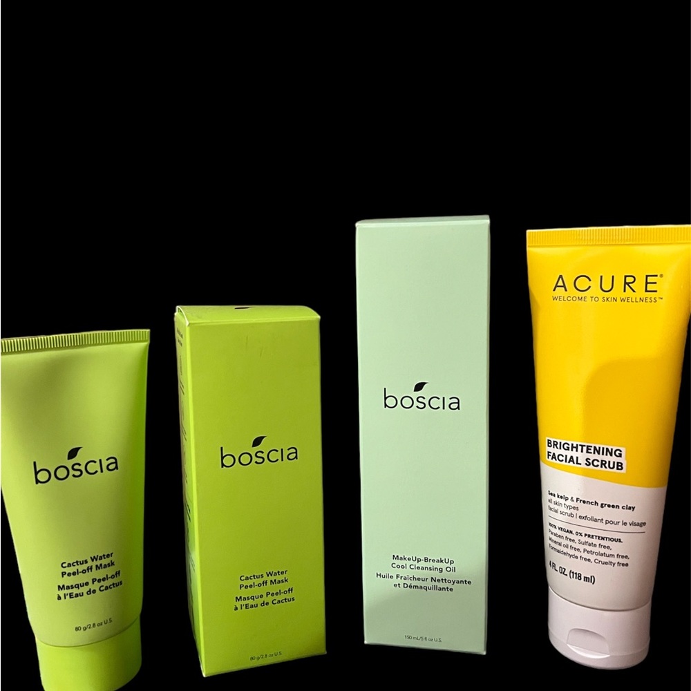 Lot of three full size boscia skin care products NWT